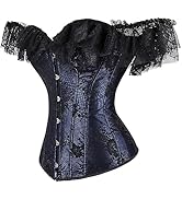 Hengzhifeng Steampunk Jacquard Women Pirate Corset Bustier